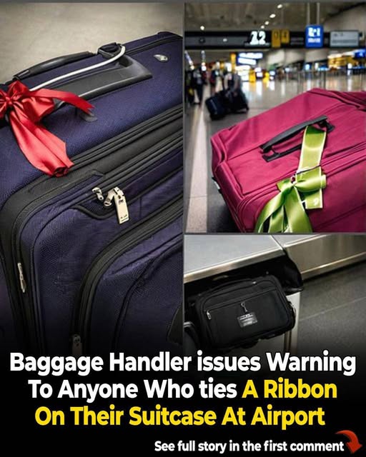 Baggage Handler Warns About Tying Ribbons Onto Luggage
