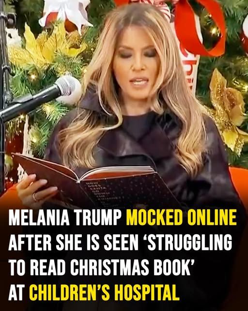 Melania Trump’s Christmas Visit to Children’s Hospital Sparks Online Discussion After Holiday Reading