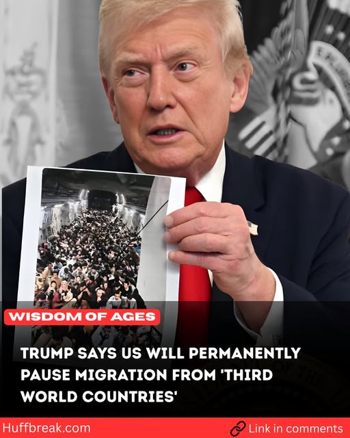 Trump Says US Will Permanently Pause Migration From ‘Third World Countries’
