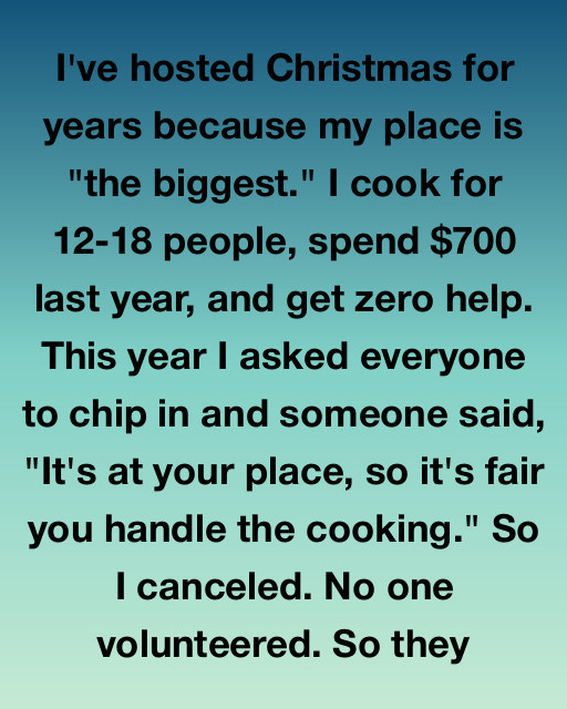 The Year I Finally Stood My Ground And Refused To Be My Family’s Unpaid Caterer, Only To Have Them Show Up At My Door