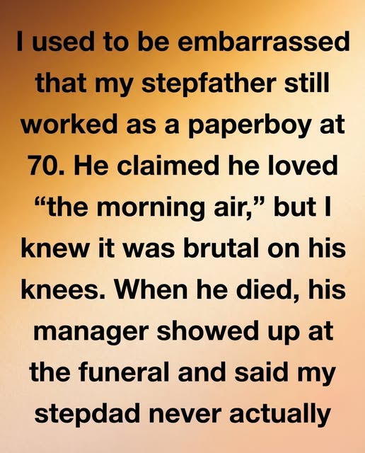 The Paper Route I Misjudged, and the Secret My Stepfather Carried!