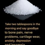 Take two tablespoons in the morning and say goodbye to bone pain, nerve problems, cartilage wear, anxiety, depression and insomnia