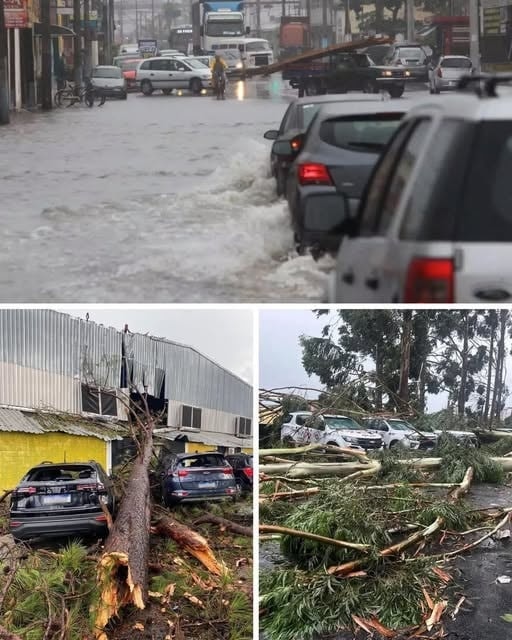 URGENT! Severe thunderstorm moving towards the city of!