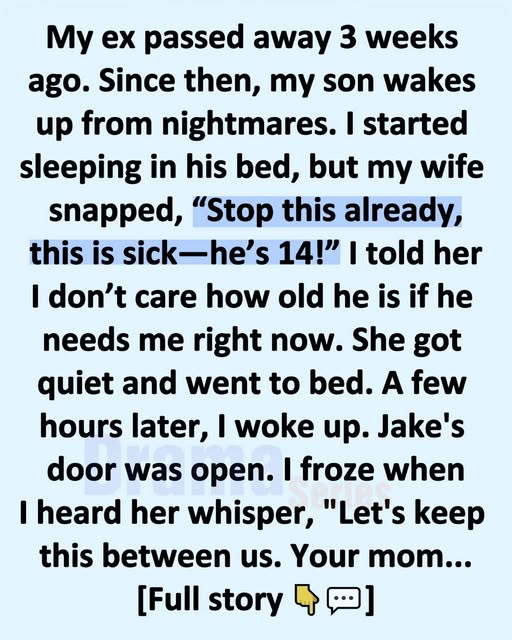 My Son Was Having Nightmares After His Mom Passed Away—What My Wife Said to Him Broke Me