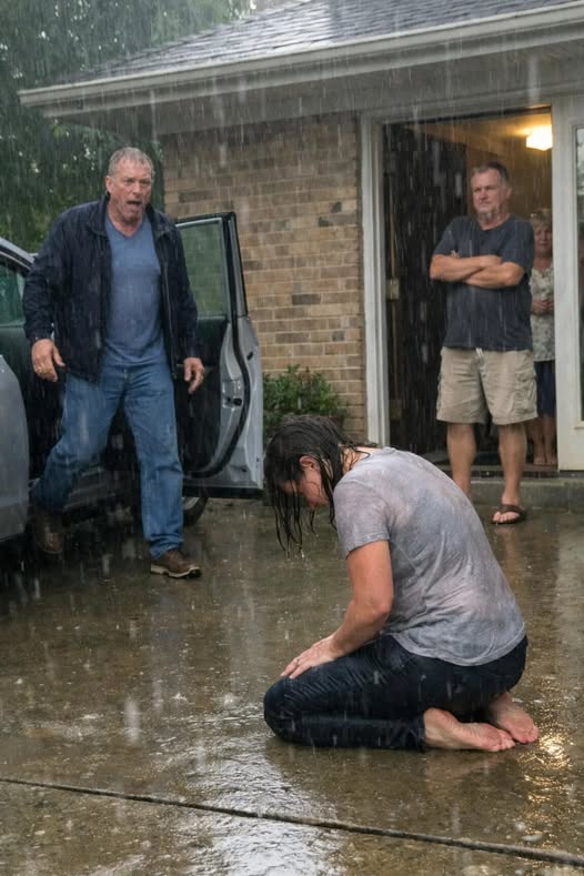I Found My Daughter Kneeling in the Rain While Her Husband Called It Discipline!