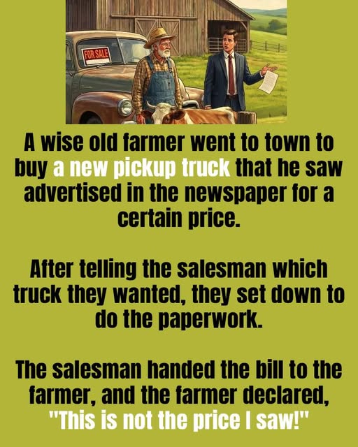 A Wise Old Farmer Buys a New Truck!